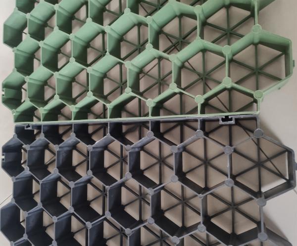 Pavimentador de relva de paisagem 500*500*50MM Redes de relva HDPE Pavimentadores com design moderno