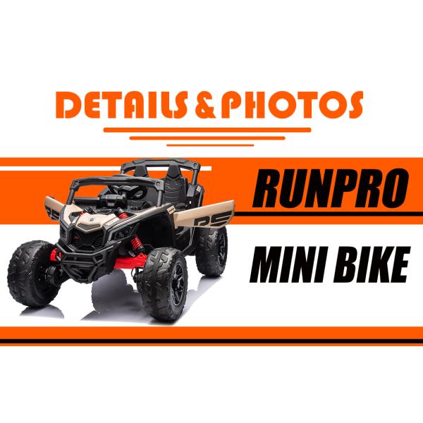 Unisex Electric Ride On Toy Car with Double Seat and Remote Control Max Loading 40kgs