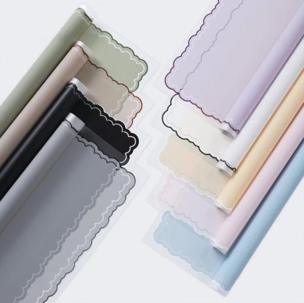 Hua Yize thickened waterproof handkerchief, flower wrapping paper, floral bouquet packaging material, wavy line, Han Su paper