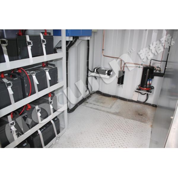 Контейнеры для хранения холодильных помещений с солнечной энергией и охлаждающей мощностью 5 тонн