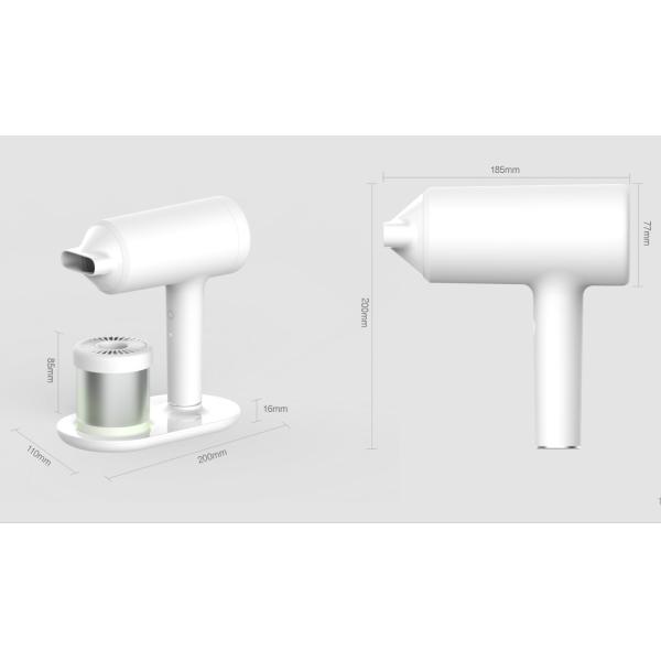 Rechargeable 300 Times Low Noise Cordless Hair Blow Dryer Replaceable Battery