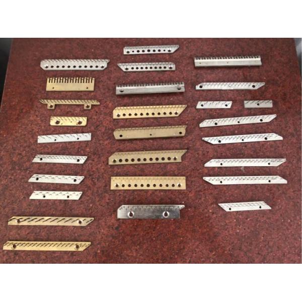 Plaque à épingles de machine de tension en acier nickelé pour la finition textile