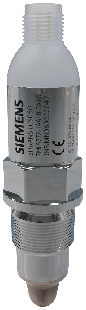 SITRANS LCS050 Ultra-Compact Capacitance Level Switch with IO-Link Communication and PEEK Probe for Point Level Detection