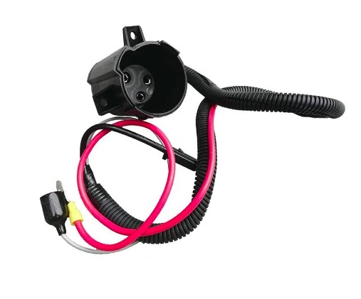 Club Car 48V Charger DC Power Receptacle With Wires 103375501
