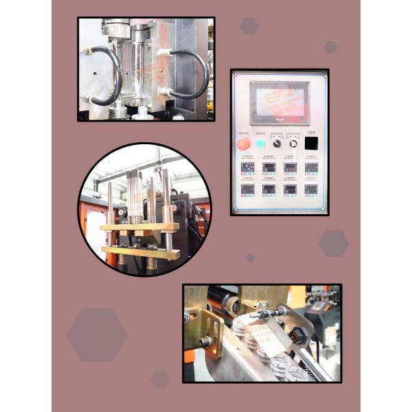 PC PVC Plastic Bottle Automatic PET Blowing Machine 27kw 9kg/Cm2