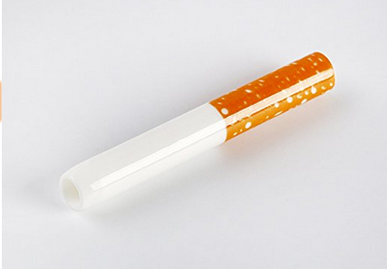 Industrial Ceramic Products Rose Gold Copper Filter Ends Ceramic Cigarette Pipes Bats