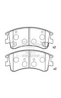 Mazda M6,Ceramic Brake Pad,D957,G2YS-33-23Z,F
