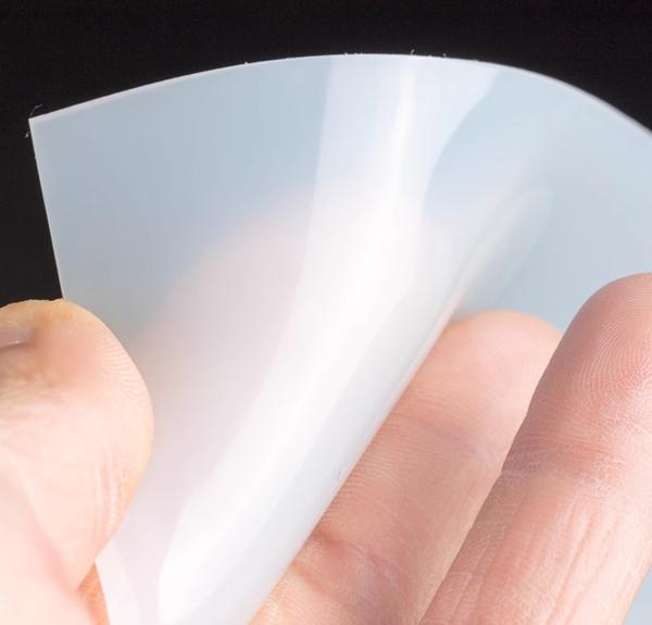 Folha de borracha de silicone transparente resistente a altas temperaturas para fabricação de juntas e blindagem térmica