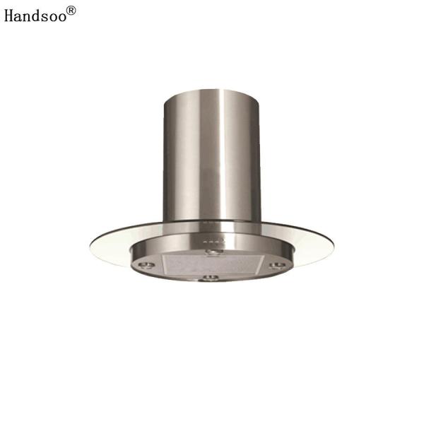 220V Stainless Steel Tempered Glass Large Suction Double Suction Range Hood for Kitchen