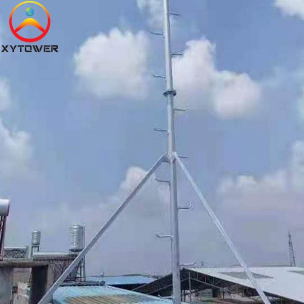 GSM Antenna Roof Top Monopole 5G signal Tower