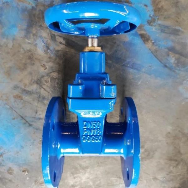 QT450 DN50 Non Rising Stem Gate Valve Soft Sealing Elastic Seat