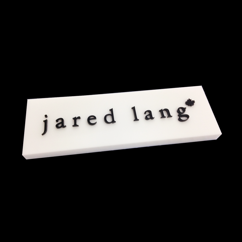 Customizable Sizes Solid Acrylic Block With UV Printing For Logo Displays
