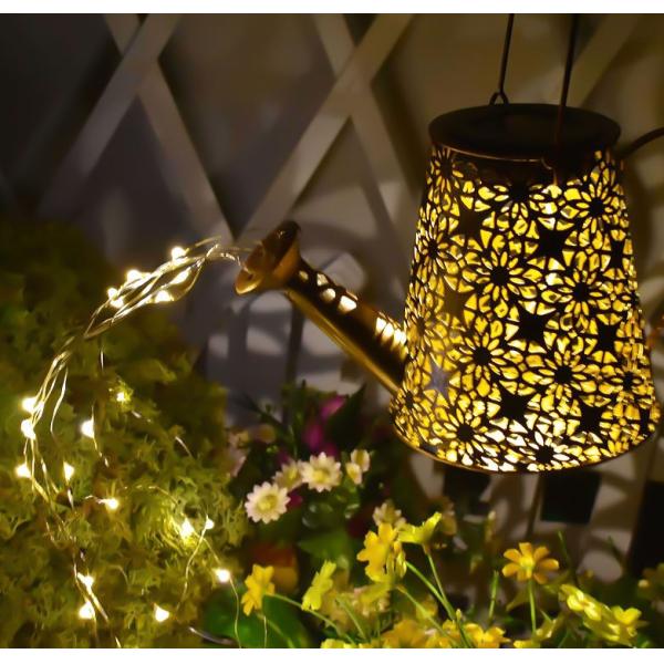 Continuous Lighting Time 8-10h Solar Kettle Light for Outdoor Decorative Lighting