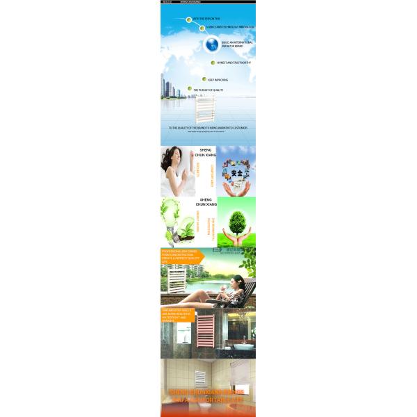 Room Temperature Control Heated Bathroom Towel Rack Radiator for Wall-Mounted Installation