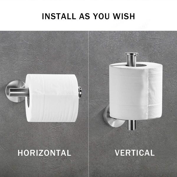 Installation Wall-Mounted Tissue Holder 304SS Bathroom Towel Racks for Home and Hotel