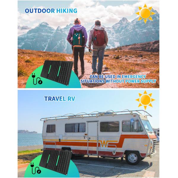 30w складное морское солнечное батарейное зарядное устройство для лодки на открытом воздухе кемпинг ODM