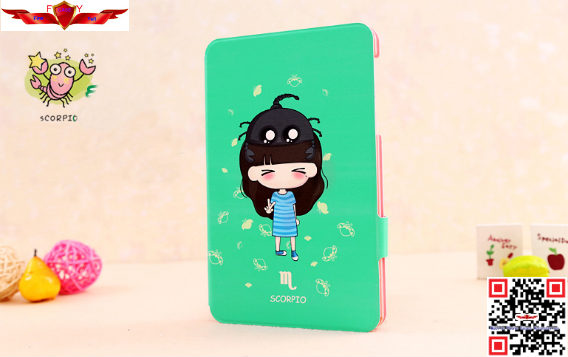 New 100% Qualify Perfect Fit Cartoon Ultra Thin PU Leather Cover Case For Lenovo S5000