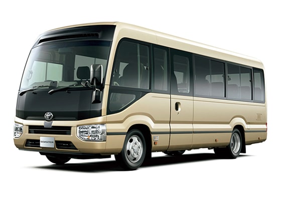 Coaster Bus Spare Parts headlamp rear lamp front bumper grille rearview mirror for coaster