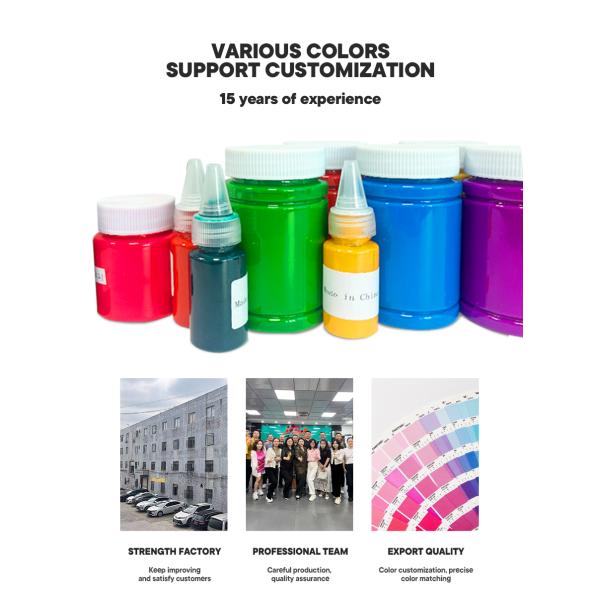 6 Color Set Acrylic Nail Pigment Oily Fat Free Nano Pigment Colour Paste