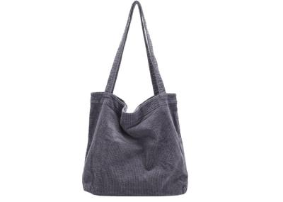 100% Cotton Corduroy Tote Bags Customized Corduroy Shoulder Tote Bag