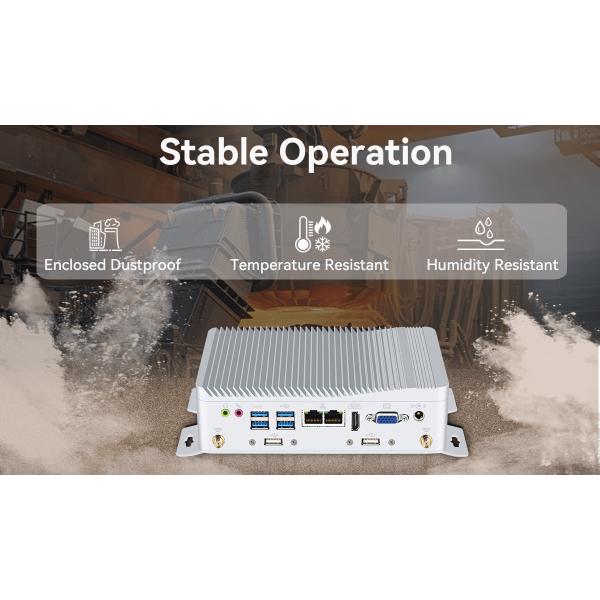 Intel Celeron J1900 Промышленный компьютер без вентилятора с двойным COM GPIO и DDR3L 8G