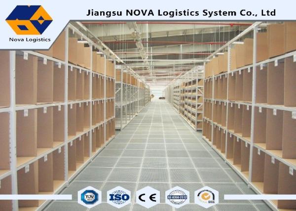 Q235B Cold Roller Steel Multi Tier Mezzanine Rack Systems For Warehouse