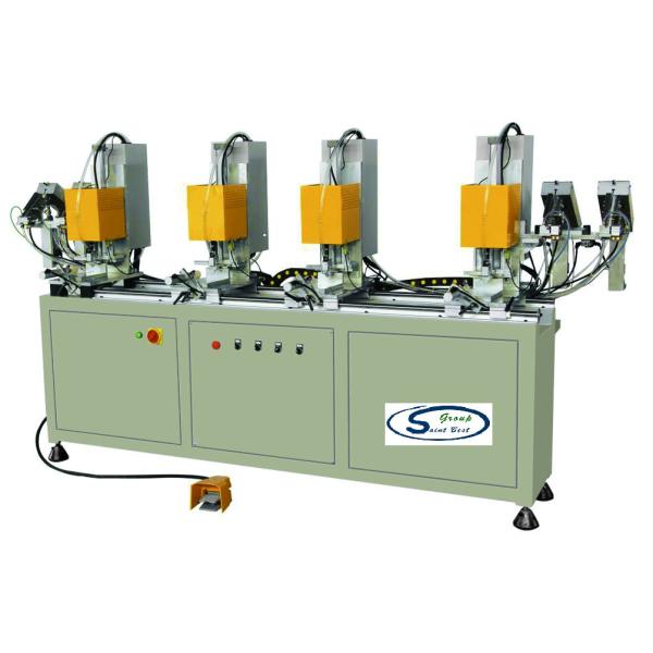 Window Screw Tightening Machine With Four Head , PVC Window Machinery