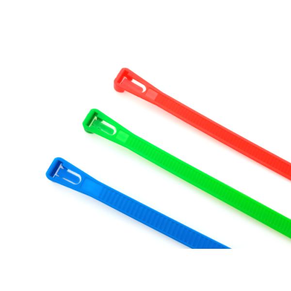 Reusable Zip Tie Strap with Releasable Design and Durable Material