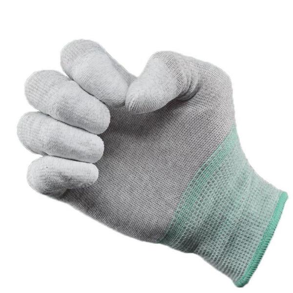 Chemical Resistant Cotton Glass Carrying Gloves Waterproof High Visibility Dust Protection