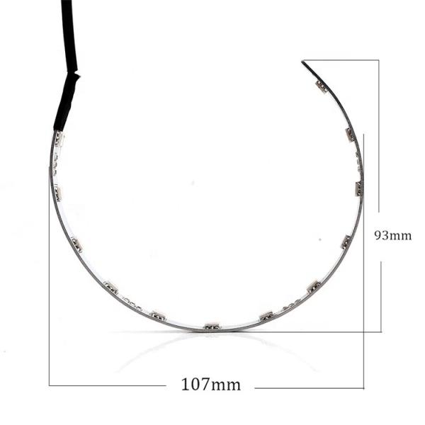 RGB 2.5 3.0 Inch LED Car Ambient Lights Headlight Ring LED Devil Eyes