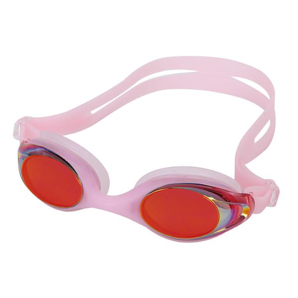Leakproof Polarized Adult Clear Swim Team Goggles Logo Printing