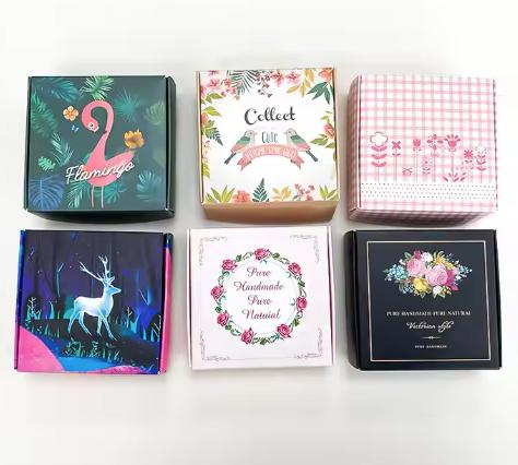 Custom Printed 300gsm White Paper Soap Boxes for Bar Soaps