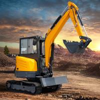 Pequena Excavadora Hidráulica Dozer pá e mudança rápida hidráulica para operação fácil