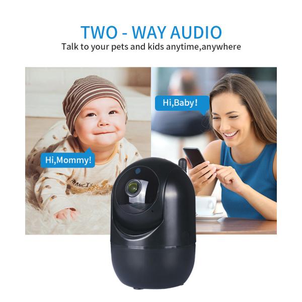 720P 1080P Indoor Home Security Cameras 360 Degree For Baby Dog Elder Nanny