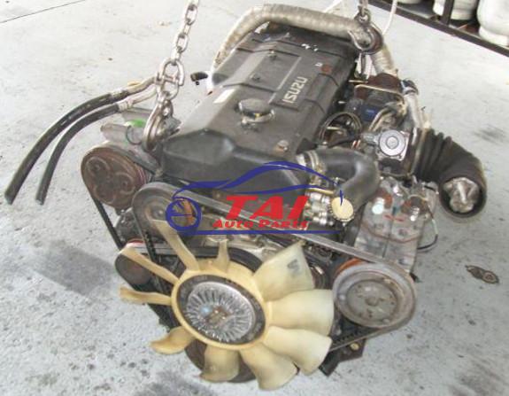 2nd Hand Isuzu Engine 4HG1 Isuzu 6 Cylinder Engine Parts 43000-70000 Kilometers Tested