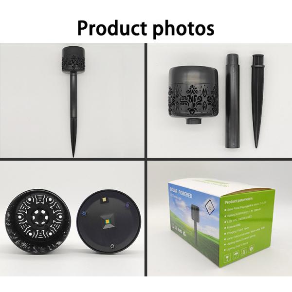 RGB Colorful Projection Solar Lawn Light Waterproof Decorative Light
