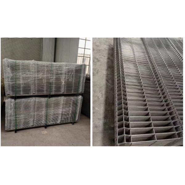 Galvanized Steel Metal Garden Fences Panels outdoor PVC Coated V Bending 3d Curved Welded Wire Mesh fence
