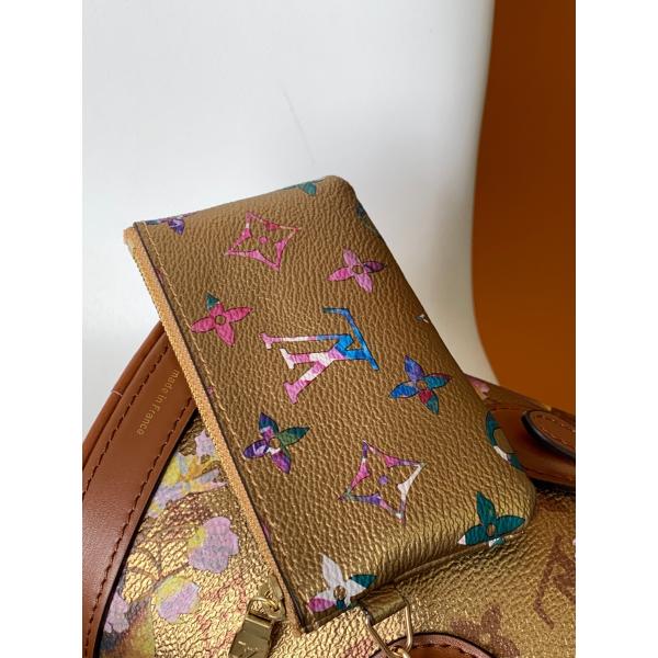 Металлическое ведро Louis Vuitton Neverfull цветка кладет M81724 в мешки