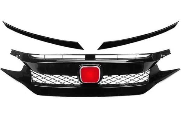 Durable ABS Type-R Auto Front Grille for Honda New Civic 2016 2018 Distributor
