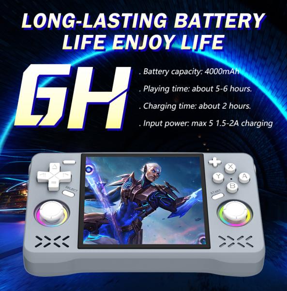 XF40H Retro Handheld Video Game Console 4 Inch IPS Screen Classic Portable Pocket Video Player Boy Gift