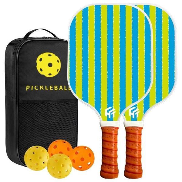 Wide Surface Fiberglass Pickleball Paddles Custom Logo OEM ODM
