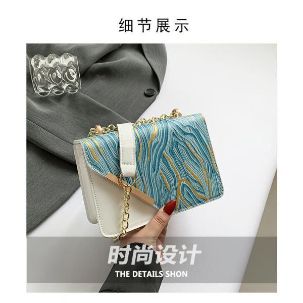 Bag women's new fashion small square bag wholesale niche simple retro quicksand everything single shoulder crossbody cha