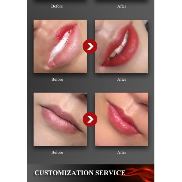 симуляция нежности кожи 7.8cm*5.1cm практики татуировки макияжа губы силикона 3D постоянная