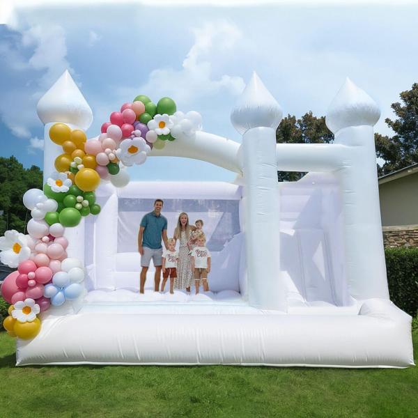 14 Years Up Commercial Inflatable Bouncer Castle with Slide and Packing Bag Included