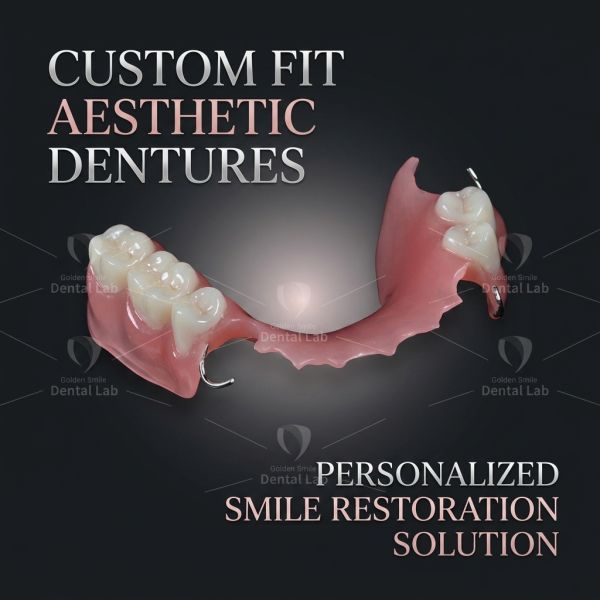 Digital Dental Design Services Printed Partial Denture China Outsourcing Dental Lab
