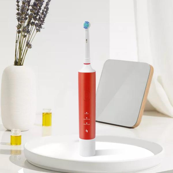 Escovas impermeáveis da rotação de FDA para os dentes, 2W Sonic Battery Powered Toothbrush