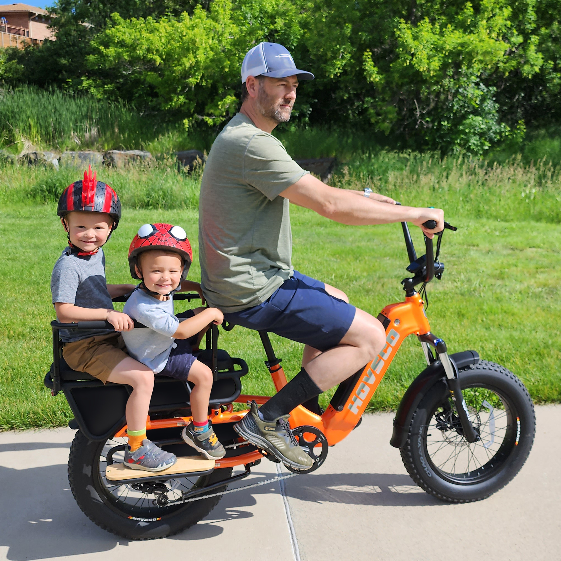 All in One E-Bike Kit Convert Your Cargo Bike Fat Tire Electric Drive System Long Range Touring Fat Tire Cargo E-Bike