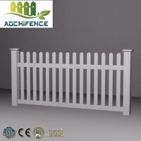 UV Resistant Plastic Picket Fence Environmental Friendly For Outdoor Pvc White Fence