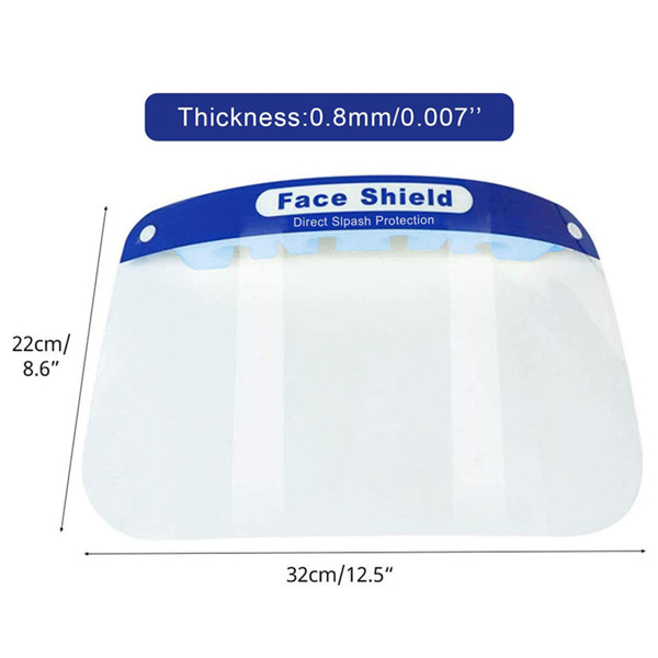 Disposable Face Shield Material 0.25mm Anti Fog PET Sheet Splash Proof