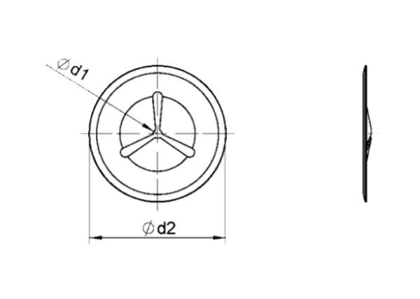 Clip for Insulation Pin  Welding Studs for Drawn Arc Stud Welding